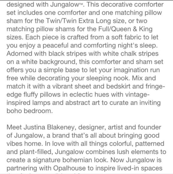 Target OPALHOUSE x JUNGALOW black & white bedspread twin double - Picture 6 of 11